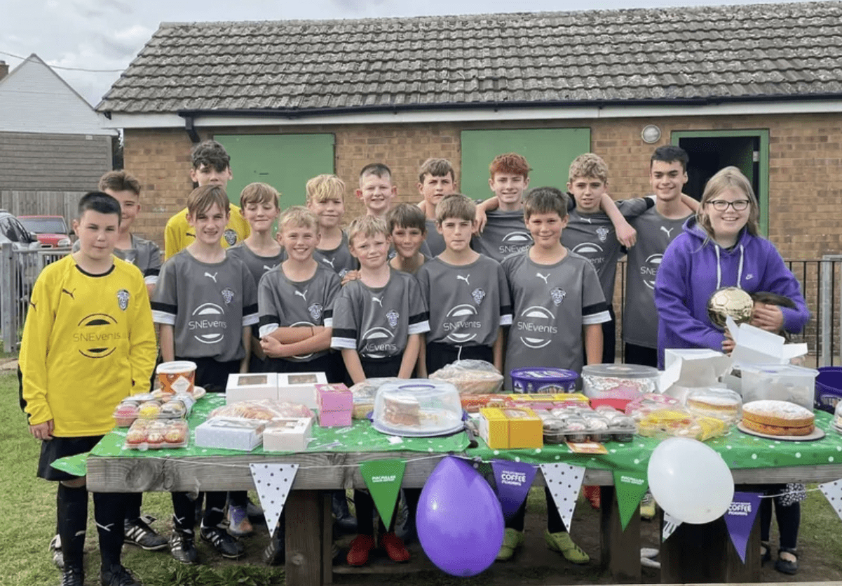 Spalding United Youth Football Club Playing field ariel view