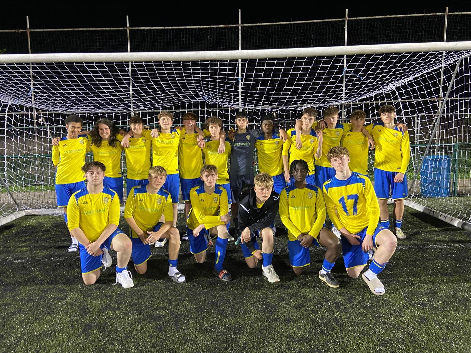 Spalding United Youth Football Club Playing field ariel view